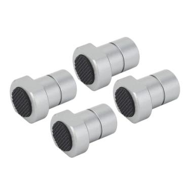 Imagem de Hyuduo Conjunto Resistente de Parada de Cachorro, 4 Peças de Liga de Alumínio 20mm, Cães de Bancada para Mesa Mft, Almofada Antiderrapante, Suporte Seguro, Dispositivo de Marcenaria