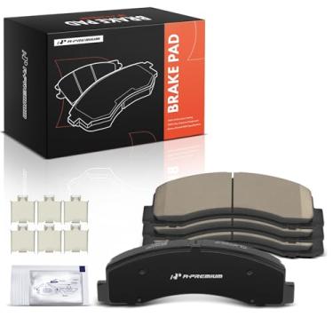 Imagem de A-Premium Conjunto de pastilhas de freio a disco de cerâmica frontal compatível com modelos Ford e Lincoln - F-150 2018-2020, Expedition 2018-2021, Navigator 2018-2022, 4 peças