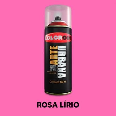Imagem de Spray Arte Urbana 400ml - Rosa Lírio - COLORGIN