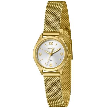 Imagem de Relógio Lince Feminino Ref: Lrgh271l25 S2kx Casual Mesh Dourado