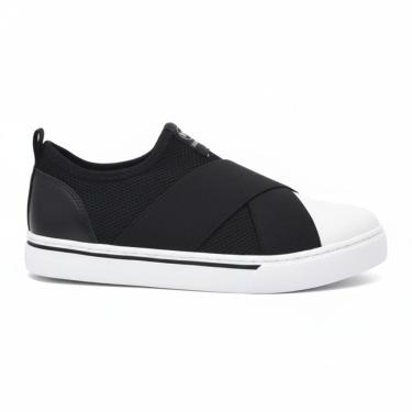 Imagem de Tênis Feminino Via Marte Tecido Slip On Calce Fácil 23-12105