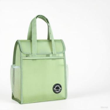 Imagem de Bolsa com malha - Sacos Extra Grandes para Documentos com Alça - Bolsa para documentos com alça malha leve bolsa para arquivo para carregar livros e