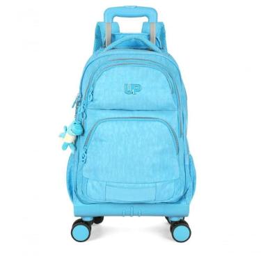 Imagem de Mochilete Com Carrinho Azul - Unico Azul