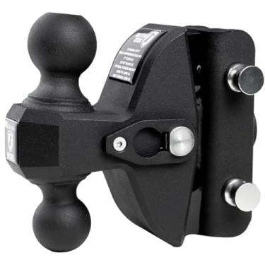 Imagem de Bola dupla Bulletproof Extreme Duty Road Supressor de 5 cm e 6 cm (revestimento em pó texturizado preto, avaliado para 16,3 kg)