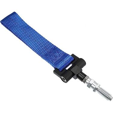 Imagem de Edinstry Gancho de reboque de carro para BMW E36 E46 E90 E91 E92 E93 Blue Front Bumper Trailer Belt Strap Install