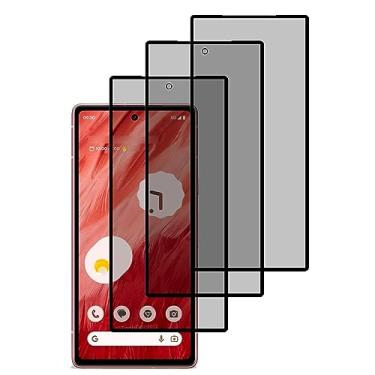 Imagem de HKKAIS [Pacote com 3 protetores de tela de privacidade projetados para Google Pixel 7a 5G Película de vidro temperado privada anti-espião