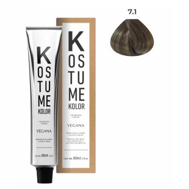 Imagem de Coloração Vegana Loiro Médio Cinza 7.1 Kostume Kolor 60ml