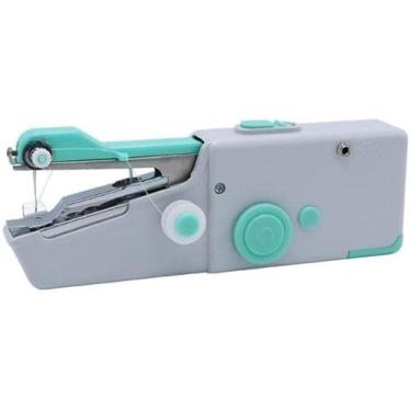 Imagem de Máquina de Costura Manual Portátil, Cor Branca, para Uso Doméstico