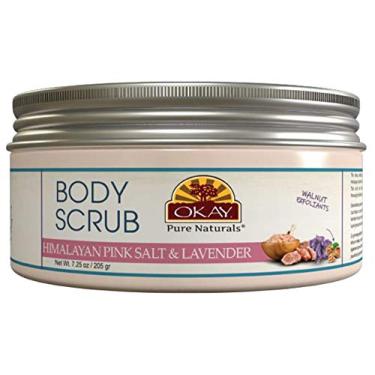 Imagem de Esfoliante corporal e pés sal rosa do Himalaia - lavanda da OKAY para unissex - 205 g Scrub