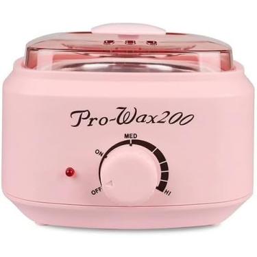 Imagem de Pro-Wax200 Aquecedor de Cera Profissional para Depilação, Rosa, com Controle de Temperatura, Compacto para Spa e Uso Doméstico, 15cm