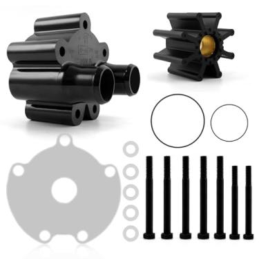 Imagem de Carcaça da bomba de água e kit de reparo do impulsor para Mercruiser Alpha Bravo Ski 4.3L 5.0L 5.7L 6.2L 7.4L 8.2L Quicksilver 807151A14 807151A7 Sierra 18-3150 GLM 12088 Mallory 9-48350 BRAVO MAG