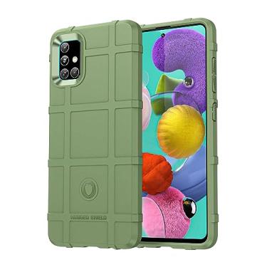 Imagem de IDEWEI Capa para Samsung Galaxy M40S, fibra de carbono refinada, anti-queda, anti-impressões digitais, proteção integral. A capa do telemóvel é compatível com Samsung Galaxy M40S