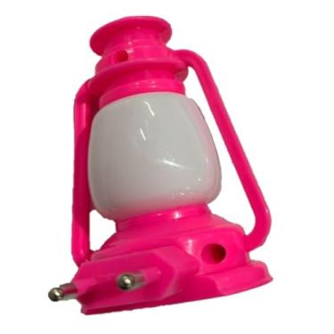 Imagem de Luminária Abajur Tomada Lampião Led Quarto Bivolt Luz Noturna - Cores SORTIDAS