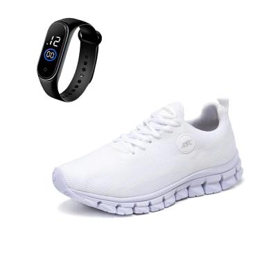 Imagem de Combo Tênis Masculino Com Relogio Fino Ideal para Caminhar, Treinar e Usar no Dia a Dia-Masculino