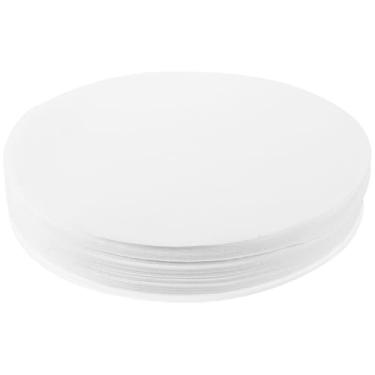 Imagem de Happyyami 100 peças de tapetes absorventes de urina para almofadas inferiores de gaiola de pássaro, forros redondos para gaiola de papagaio, almofadas respiráveis e seguras para forro