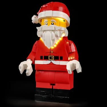 Imagem de YEABRICKS LED Light for Lego-40820 Minifigures Up-Scaled Santa Minifigure Building Blocks Model (Building Set NOT Included)