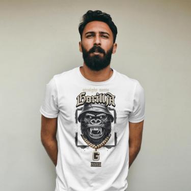 Imagem de Camiseta Casual Masculina em Algodão Dia a Dia Estampa DTF Premiun Leve e Confortável do P ao G1-Masculino