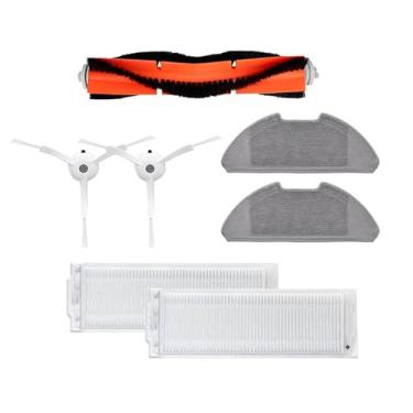 Imagem de YUYUEMI Kit de acessórios de peças de reposição para Xiaomi Mi Mop 2 Pro/Mop 2 Lite/MJST1S Robot Vacuum, filtro de escova lateral principal, ferramenta de limpeza para limpeza de piso doméstico
