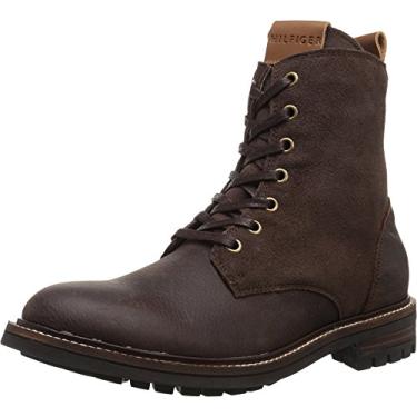 Imagem de Tommy Hilfiger Sapato Oxford masculino Hatch, Marrom, 7.5