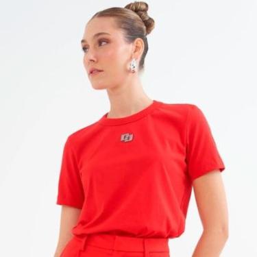 Imagem de Camiseta Colcci Iconic Metal Feminino-Feminino