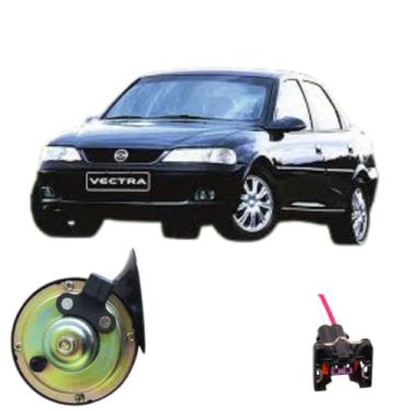 Imagem de BUZINA AUTOMOTIVA CARACOL COM PLUG E CONECTOR (2 PINOS) PARA VECTRA 1997 > 2011 - TIGER AUTO