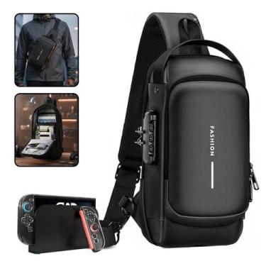 Imagem de Case Bolsa Estojo Com Usb E Cadeado Para Console Steam Deck - Star Cap