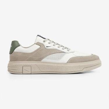 Imagem de Tênis Masculino Dream Ferracini Off White Couro Solado Bege-Masculino