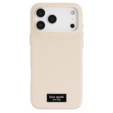 Imagem de Kate Spade New York Capa para iPhone 17 Pro Max - Compatível com MagSafe - Capa de telefone de designer - Ícone Bege Perfeito