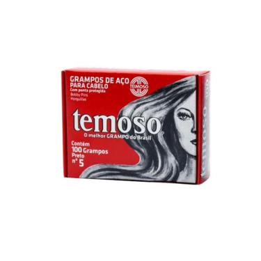 Imagem de Grampo Teimoso No5 Preto Pacote Com 100 Unidades