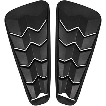 Imagem de CASTNOO Pára-brisas de janela lateral preto fosco ABS protetor solar GT Lambo Style serve para Ford Mustang 2005-2014