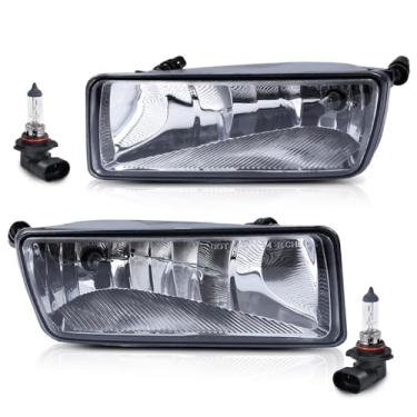 Imagem de ALLGOOD Faróis de neblina com lâmpadas, compatíveis com Ford Explorer 2006-2010/Fit Sport Trac 2008-2010, para-choque dianteiro, faróis de neblina lentes transparentes, 1 par