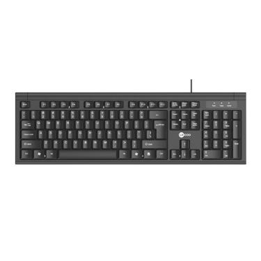 Imagem de Teclado USB Lecoo KB101 - ABNT2 - Membrana - Preto