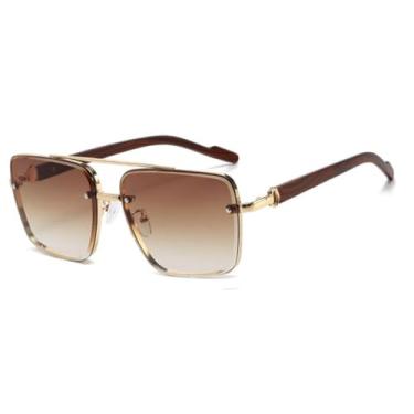 Imagem de VFDHN Óculos de Sol Masculinos para Férias, Moda Feminina, Estilo Vintage (3)