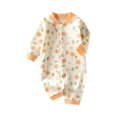 Imagem de Macacão De Algodão Para Bebê Recém-Nascido Com Estampa Do Mickey, Maca