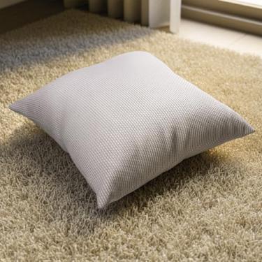 Imagem de Kit 2 Capas Almofada 50x50 Rattan Bege Cru - Decorativa Para Cama Poltrona Sofá