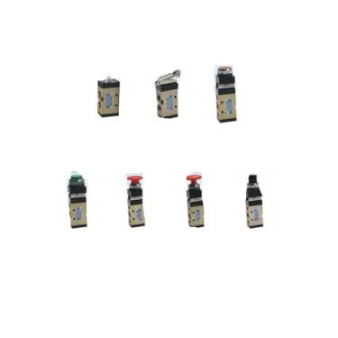 Imagem de 1 peça 30 mm abertura série MSV 2 posições 5 vias interruptor de válvula manual pneumático MSV-86522 MSV-98322 MSV-86522R/PP/PPL/PB/EB/TB(MSV-98322PP)