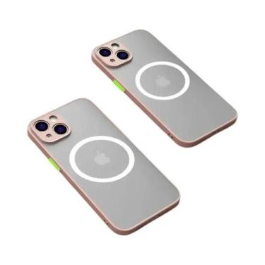 Imagem de Capa Magnética Matte Armor Para Carregamento Sem Fio Magsafe Para iPho