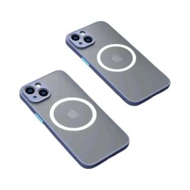 Imagem de Capa Magnética Matte Armor Para Carregamento Sem Fio Magsafe Para iPho