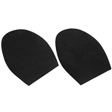Imagem de GLOGLOW Acessórios de Vestuário Solas Antiderrapantes de Resistência Ao Desgaste Com Verso Polido para Sapatos de Couro Solas de Borracha para Reparo de Sapatos, Antiderrapantes de Borracha (Preto)