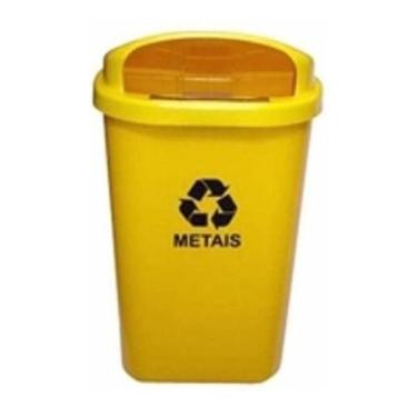 Imagem de Lixeira Individual Para Coleta Seletiva Cesto 50 Litros - JSN