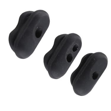 Imagem de KIMISS Plugue de Borracha de Cabo de Silicone Universal de 3 Unidades para Scooter Elétrica G30 - Acessórios de Proteção para Cabos
