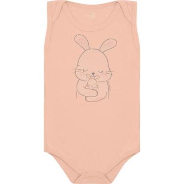 Imagem de Body regata bebe 13476 kiko e kika, Salmão escuro, G