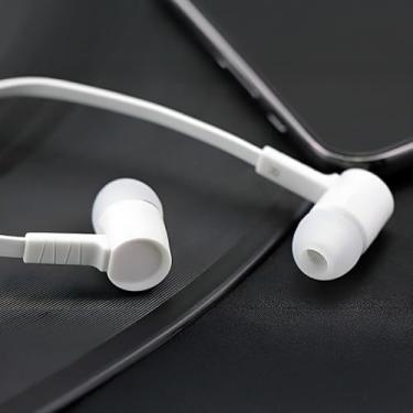 Imagem de Fone Intra-Auricular Microfone Anti-Ruído com Fio (Branco)