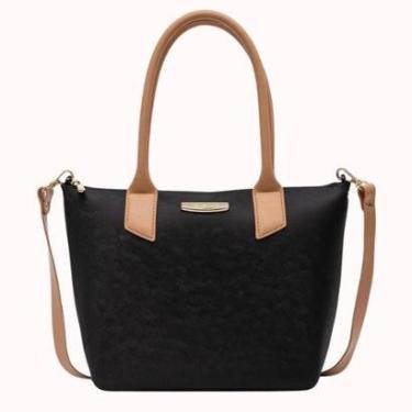 Imagem de Bolsa Feminina Shopping Preto Avelã Petite Jolie PJ11274-Feminino