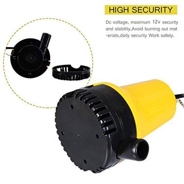 Imagem de Mingzhe Bomba de água Elétrica Submersível Submersível Micro DC 12V para Bombeamento de Campo Fonte Alimentação Barco Carro