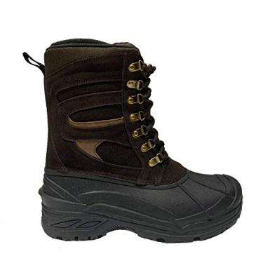 Imagem de Botas de inverno masculinas LABO de 25,4 cm, para caça na neve, à prova d'água, isoladas, 3 estilos, Marrom, 9.5