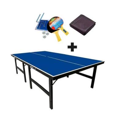 Imagem de MESA DE PING PONG MDF 15mm 1016 KLOPF + KIT Completo 5031 + Capa Para 