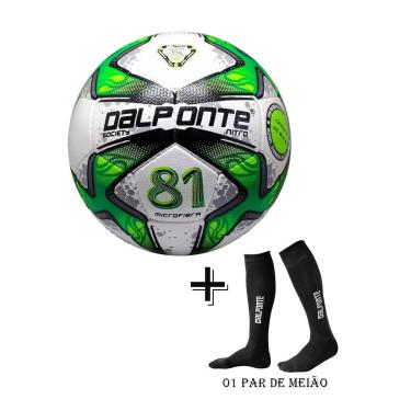 Imagem de Kit 01 Bola Society Dalponte 81 Nitro + 01 Par De Meião Profissional Dalponte-Masculino