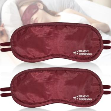 Imagem de Máscara de sono, venda noturna para homens e mulheres, capas supermacias para viagem, cobertura de sombra para dormir (2 peças)