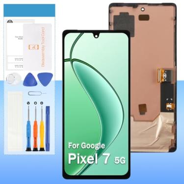 Imagem de Substituição de tela OLED para Google Pixel 7 GVU6C, GQML3, GO3Z5 16.0 cm LCD Display Touch Digitalizador Montagem de vidro - Preto com moldura - Ferramentas (não compatível com Pixel 7 Pro/7a